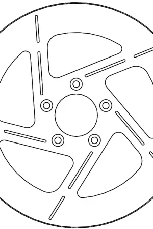 MOTO MASTER - 110757 - Brake Discs - TULSA FIXED DISC 300, LEFT Lage Kosten