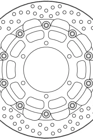 Fabrieksprijs MOTO MASTER - HALO 5,5MM RACING SERIES - Brake Discs - FLOATING ALU DISC 310