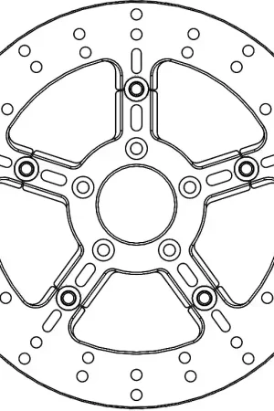 MOTO MASTER - 112311 - Brake Discs - ADRIAN FLOATING ALU DISC 300 Veilige Betaling
