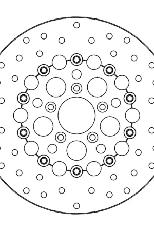 MOTO MASTER - 112314 - Brake Discs - KINGMAN FLOATING ALU DISC 300 Fabrieksprijs