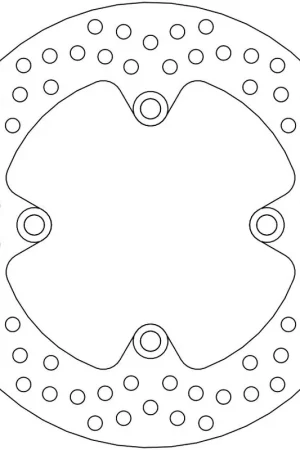 Meest Verkocht MOTO MASTER - 110453 - Brake Discs - HALO FIXED DISC 230