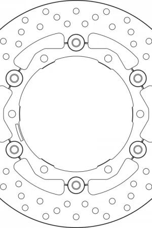 BREMBO - 78B40818 - Brake Discs - Compatibel met Yamaha Xp 500 Veilige Betaling