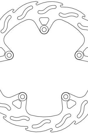 MOTO MASTER - 110673 - Brake Discs - Flame Fixed Disc 267 Shop Nu