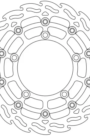 MOTO MASTER - 112062 - Brake Discs - Flame Floating Alu Disc 290 Tijdelijk Beschikbaar