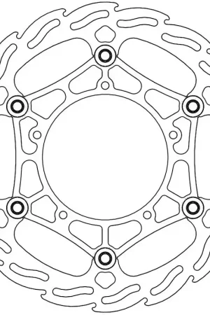 Modern MOTO MASTER - 111059 - Brake Discs - Flame Floating Steel Disc 260