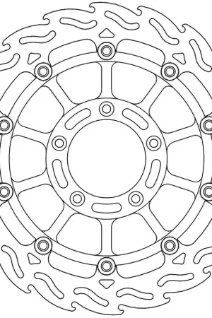 Fabrieksprijs MOTO MASTER - 113049 - Brake Discs - Flame Float Alu Disc 320