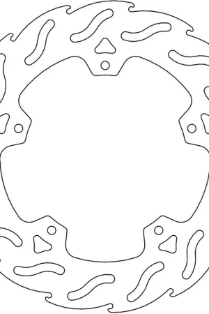 MOTO MASTER - 110423 - Brake Discs - FLAME FIXED DISC 240 Shop Nu