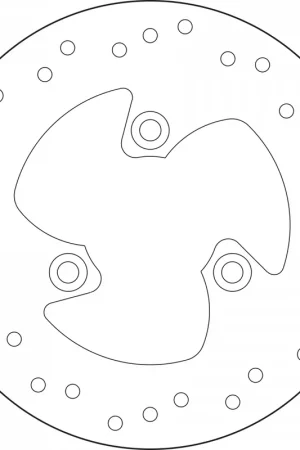 BREMBO - 68B40715 - Brake Discs - Geschikt voor Malaguti en Piaggio Gecertificeerd