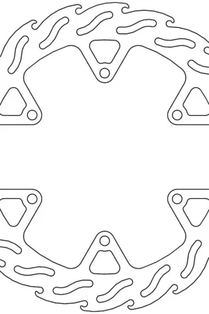 MOTO MASTER - 110550 - Brake Discs - FLAME FIXED DISC 270 Hete Deal