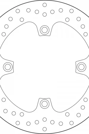 BREMBO - 68B407A1 - Brake Discs - Compatibel met Suzuki AN 650 3 Tijdelijk Beschikbaar