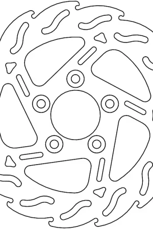 MOTO MASTER - 110748 - Brake Discs - FLAME FIXED DISC 260 Bestel Nu