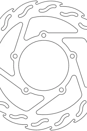 Professioneel MOTO MASTER - 110418 - Brake Discs - Flame Fixed Disc 260