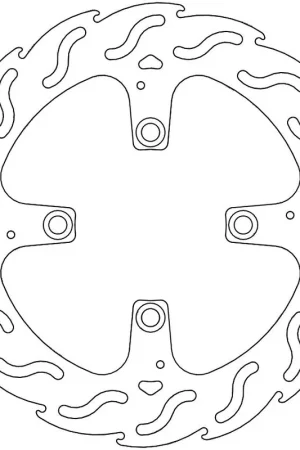 MOTO MASTER - 110557 - Brake Discs - FLAME FIXED DISC 245 Bulkbestelling