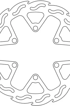 MOTO MASTER - 110381 - Brake Discs - Flame Fixed Disc 240 Aanbieding