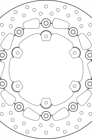 BREMBO - 78B408A5 - Brake Discs - Compatibel met Husqvarna en KTM Laatste Versie