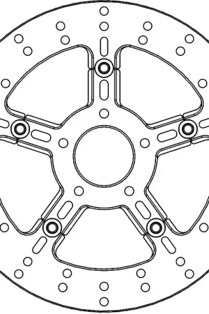 MOTO MASTER - 112315 - Brake Discs - HARLEY CUSTOM DISC Wereldwijde Verzending