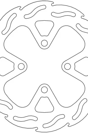 MOTO MASTER - 110540 - Brake Discs - Flame Fixed Disc 220 Goedkoop