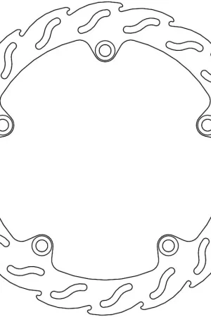 MOTO MASTER - 110533 - Brake Discs - Flame Fixed Disc 276 Lage Prijs