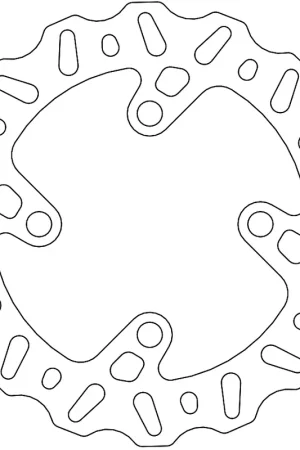 Direct Verzonden MOTO MASTER - 110705 - Brake Discs - Trial Nitro Fixed Disc 185