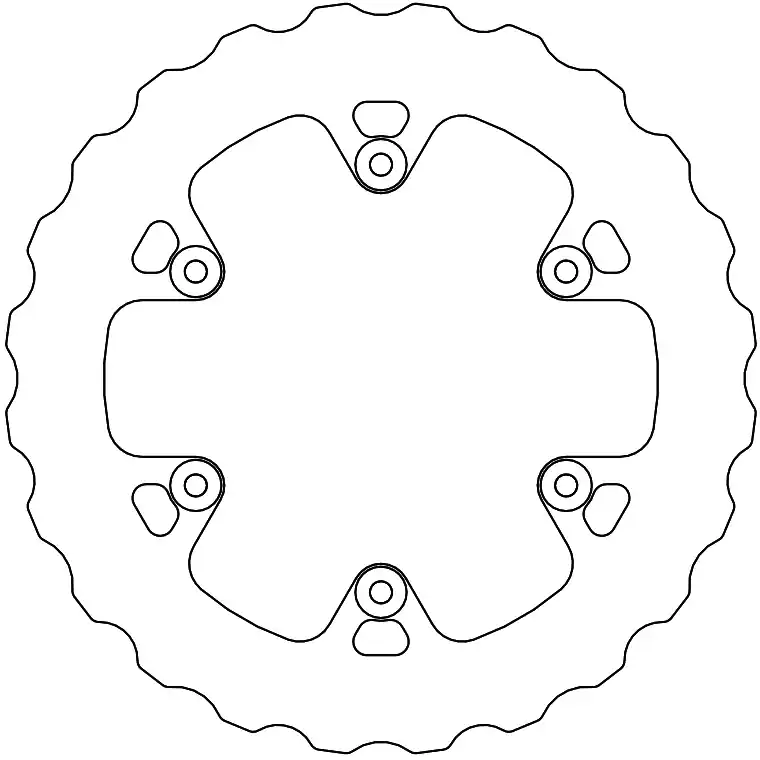 MOTO MASTER - 110731 - Brake Discs - NITRO FIXED DISC 220 Shop Nu