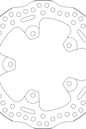 SBS - UPGRADE BRAKE DISC 6225 - Brake Discs - Geschikt voor Aprilia en Piaggio Luxe