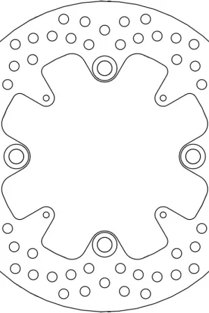 MOTO MASTER - 110545 - Brake Discs - HALO FIXED DISC 220 Direct Beschikbaar