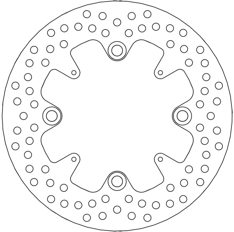 MOTO MASTER - 110545 - Brake Discs - HALO FIXED DISC 220 Direct Beschikbaar
