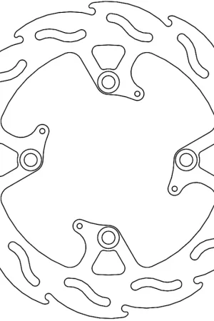 Veilige Betaling MOTO MASTER - 110683 - Brake Discs - Flame Fixed Disc 255