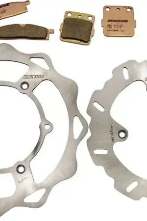 BRAKING - KIT SPECIAL [DISCS + PADS] - Brake Discs - Remschijven en pads Betrouwbaar