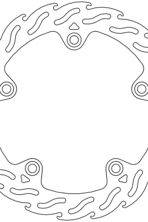 MOTO MASTER - 110546 - Brake Discs - Flame Fixed Disc 270 Koop Vandaag