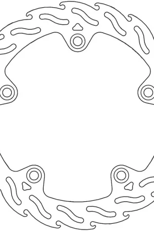 Lage Prijs MOTO MASTER - 110547 - Brake Discs - FLAME FIXED DISC 270