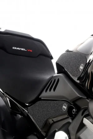Koopje R&G - TRACTION GRIPS BLACK 2 - Protectors - Geschikt voor Ducati 1200 Diavel V4