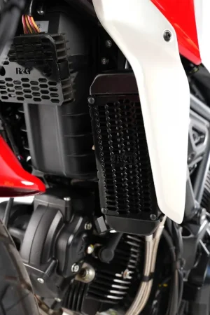 R&G - PRO OIL COOLER GUARD SILVER - Protectors - Geschikt voor Ducati 800 Scrambler Direct Beschikbaar