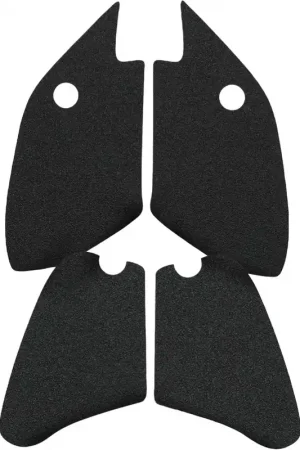 Exclusief R&G - TRACTION GRIPS BLACK 4 - Protectors - Geschikt voor Ducati 1100 Streetfighter V4