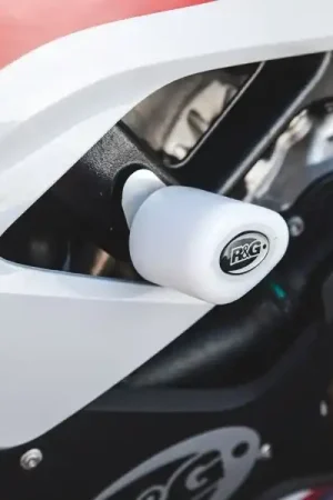 Wereldwijde Verzending R&G - CRASH PROTECTOR AERO WHITE - Protectors - BMW S1000RR Compatibiliteit