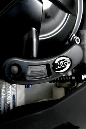 Gecertificeerd R&G - ENGINE CASE SLIDER, BLACK, RHS - Protectors - Compatibel met BMW S1000XR, S1000R, M1000RR