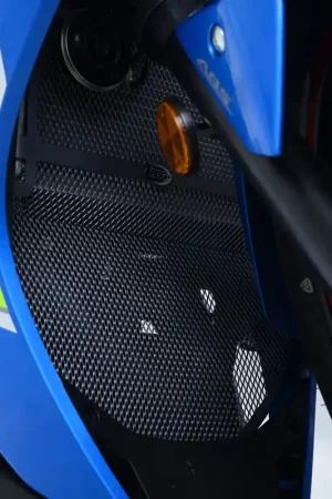 Seizoensaanbieding R&G - RADIATOR + DOWNPIPE GUARD, BLACK - Protectors - Voor Suzuki GSX250R