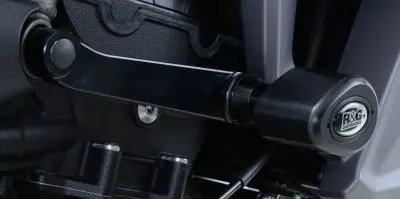 R&G - CRASH PROTECTOR AERO BLACK - Protectors - Geschikt voor Triumph Tiger 800 Trendy