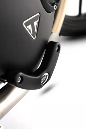 Budget R&G - ENGINE CASE SLIDER, BLACK, LHS - Protectors - Geschikt voor Triumph