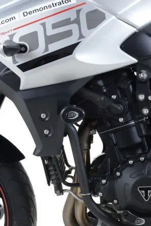 Superprijs R&G - CRASH PROTECTOR AERO BLACK - Protectors - Geschikt voor Triumph Tiger 1050