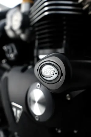 R&G - CRASH PROTECTOR AERO BLACK - Protectors - Compatibel met Triumph Bonneville Nieuwe Collectie