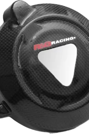 Op = Op R&G - ENGINE CASE SLIDER, CARBON, LHS - Protectors - Geschikt voor Triumph Street Triple 765