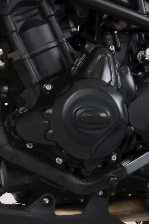Gecertificeerd R&G - LEFT SIDE ALTERNATOR COVER.RACE/ROAD VERSION - Protectors - Geschikt voor Triumph Tiger 850 en 900