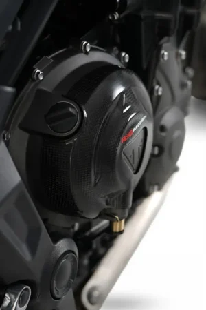 Merkproduct R&G - CARBON ENGINE CASE SLIDER RHS - Protectors - Compatibel met Triumph Tiger en Trident