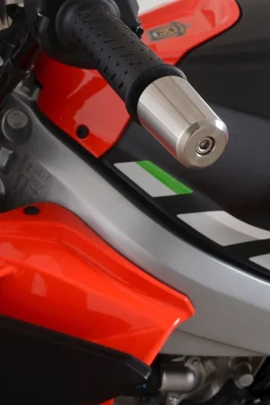 R&G - BAR END SLIDER STAINLESS STEEL - Protectors - Compatibel met Aprilia Tuono 660 Goedkoop
