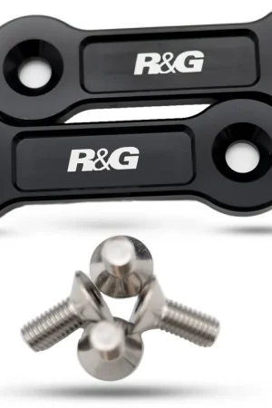 R&G - REAR FOOTREST PLATES (PAIR) - Protectors - Compatibel met Aprilia Tuareg 660 Lage Prijs