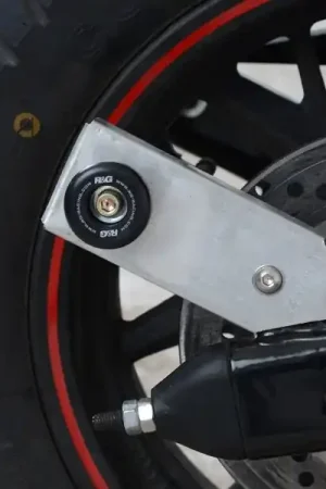 Modern R&G - COTTON REELS, OFFSET, BLACK - Protectors - Compatible with Benelli TNT 125