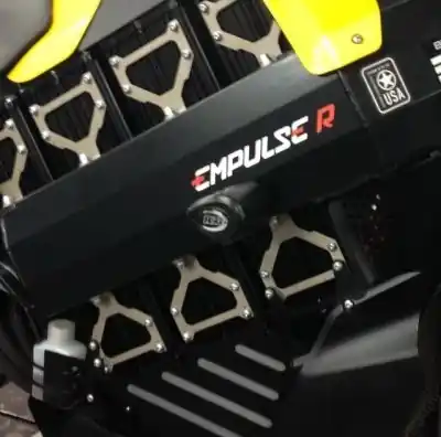 R&G - CRASH PROTECTOR, AERO, BLACK - Protectors - Geschikt voor Brammo Empulse R Luxe