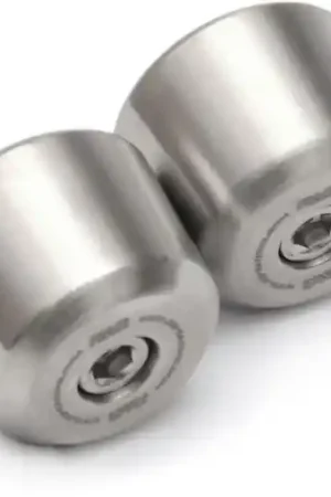 Tijdelijk Beschikbaar R&G - BAR END SLIDER STAINLESS STEEL - Protectors - Geschikt voor SUPER SOCO CPX 20-