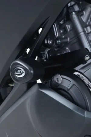 R&G - CRASH PROTECTOR AERO BLACK RACE VERSION - Protectors - Honda CBR250RR 17- Plaats Bestelling